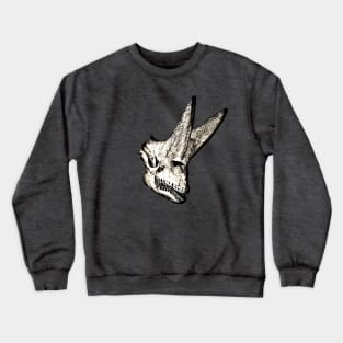 Dinosaur Skull Mono Crewneck Sweatshirt